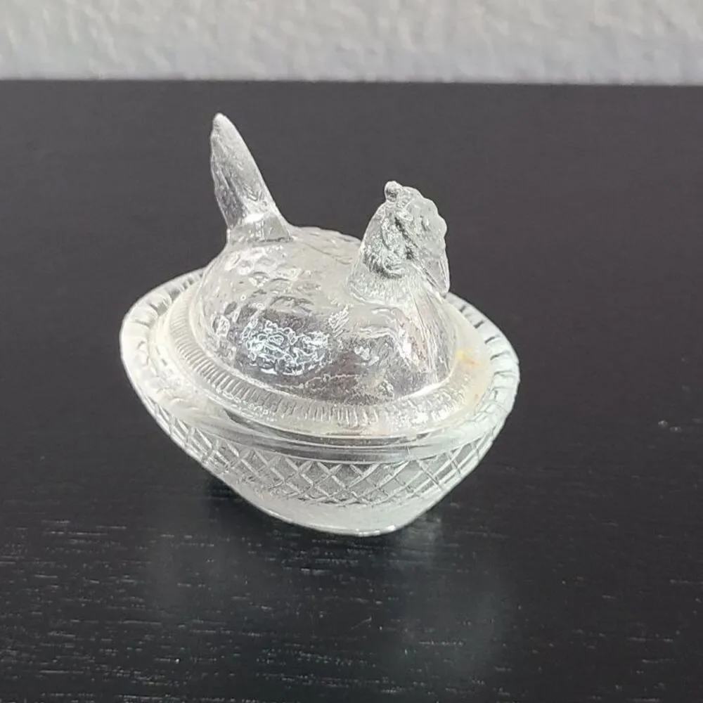 Unmarked vintage clear